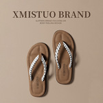 人字拖鞋女夏季外穿时尚2025年新款平底夹脚趾网红凉拖凉鞋沙滩鞋