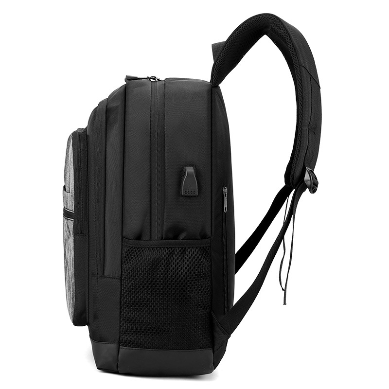 Comercio exterior al por mayor 2024 nuevos hombres 15 pulgadas mochila de computadora moda nailon mochila de negocios escuela secundaria