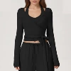 Black long-sleeve, vest