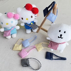 綿の子供の10cmの子供の服の包みの新型の子供の斜めのショルダーバッグのミニの文芸のキャンバスの包みの部品の子供の装飾