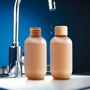 Manufacturer wholesale 60ML fishing bait round bottle pet fantasy cosmetic lotion bottle travel repackaging plastic bottle 60ml