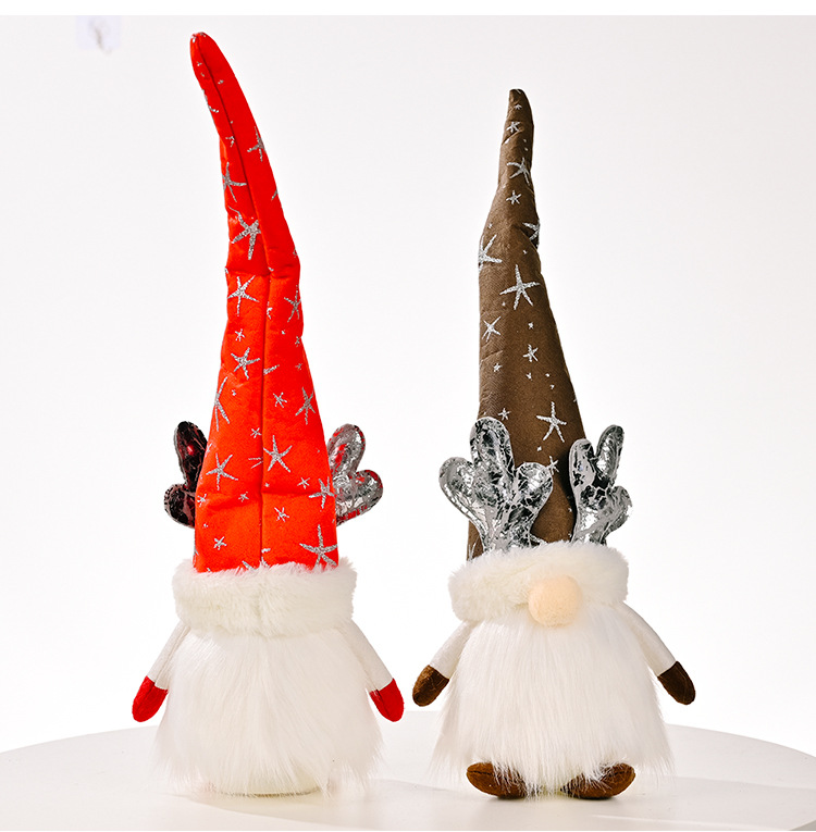 Wholesale New Sitting Posture Dolls With Lights Antlers Christmas Decorationsnihaojewelry display picture 4