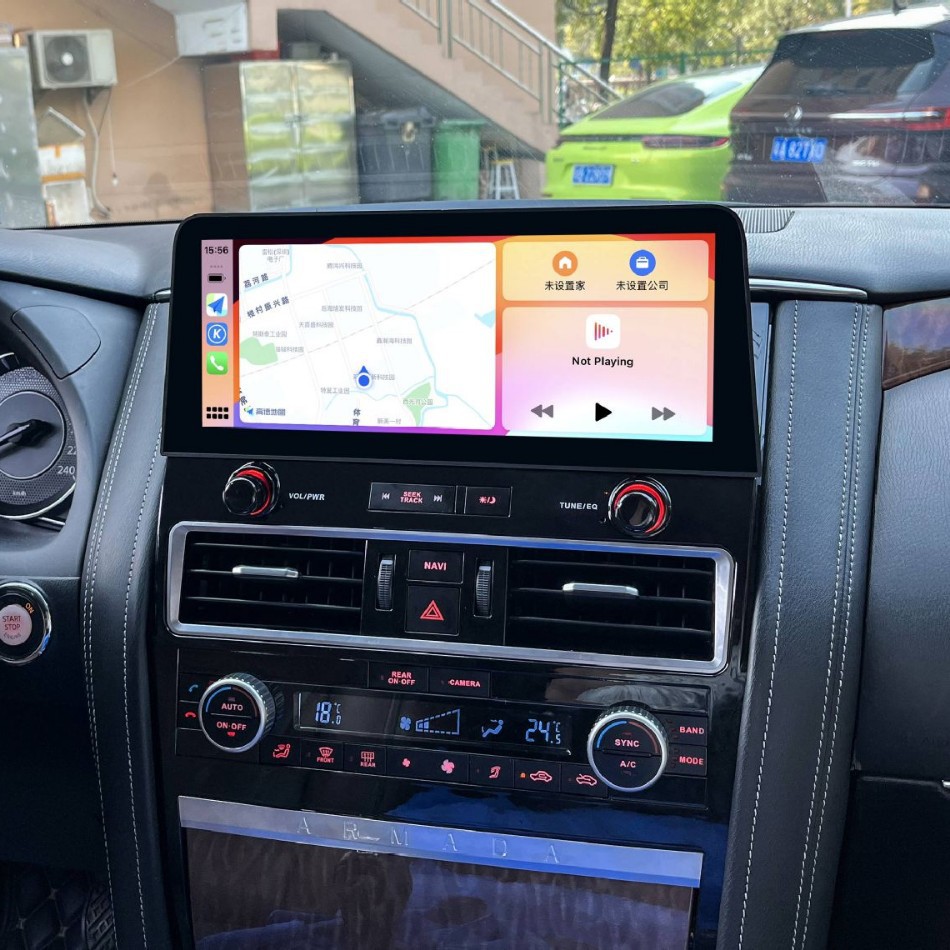 Cross-Border Compatible with 10-20 Models of Nissan Armada Patrol Qx80 Qx56 Navigation Android Gps Octa-Core 12.3inch