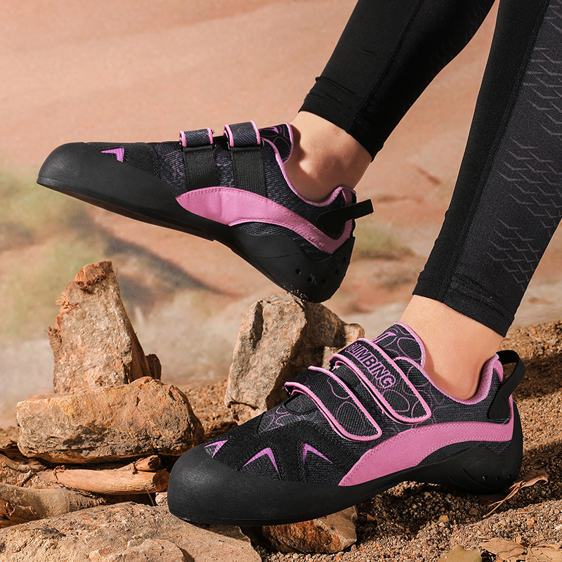 New stylish rock climbing shoes for men, suitable for indoor and outdoor use, ideal for beginners' basic training and bouldering