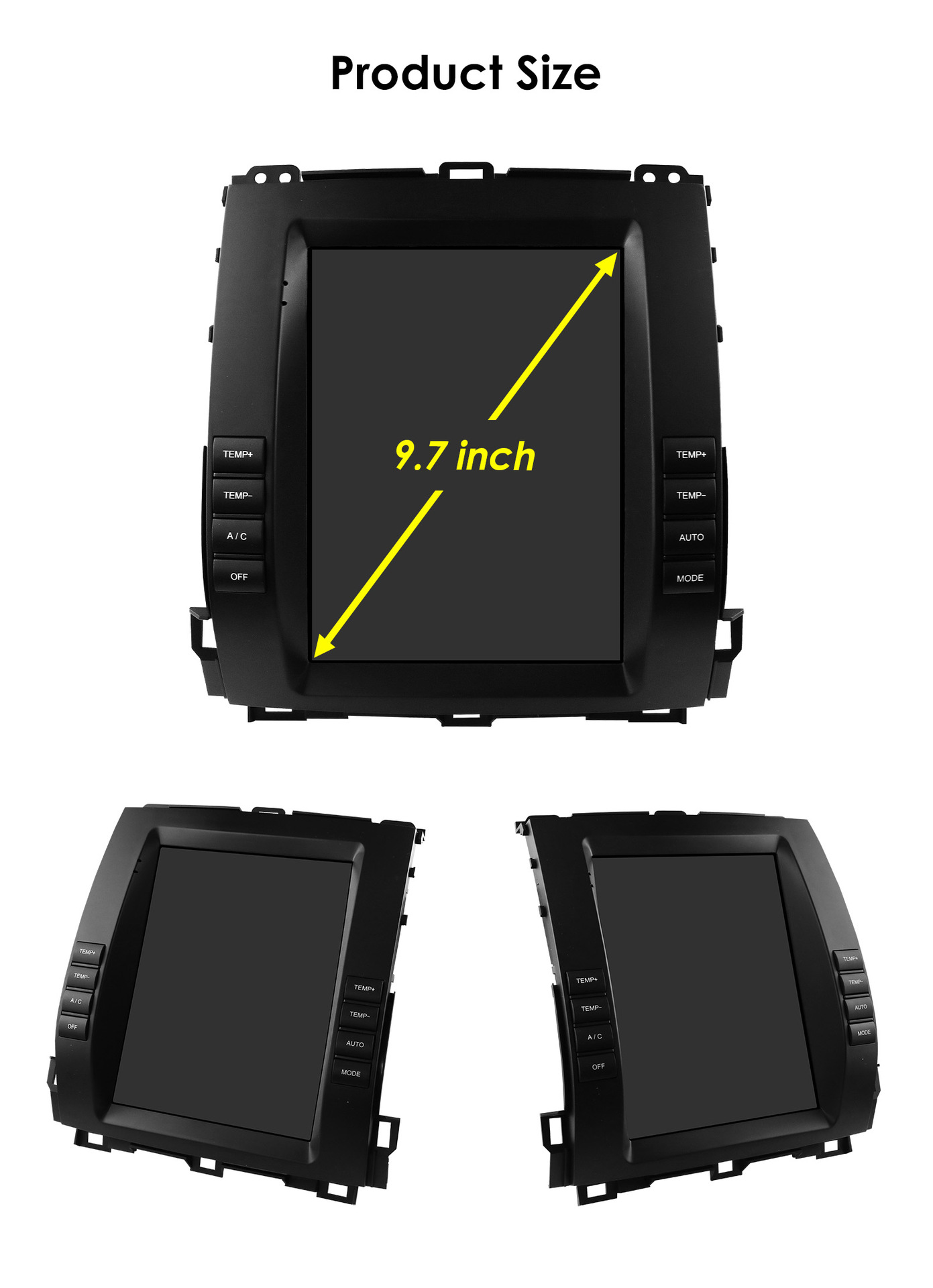 Suitable for 02-09 Toyota Prado/ Lexus Gx470 Vertical Screen Android Smart Car Navigation Gps