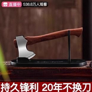 Mini Small Ax Hand-Forged Mountain Fire Ax Decorative Ornaments Mirror Light Small Hand Ax Cool Play Sharp Ax
