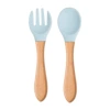 Y5 wooden spoon+wooden fork