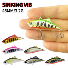 Fishing vib lure bait bionic fishing bait 45mm/5.3g hard bait long throw sinking fishing gear manufacturer wholesale 9053