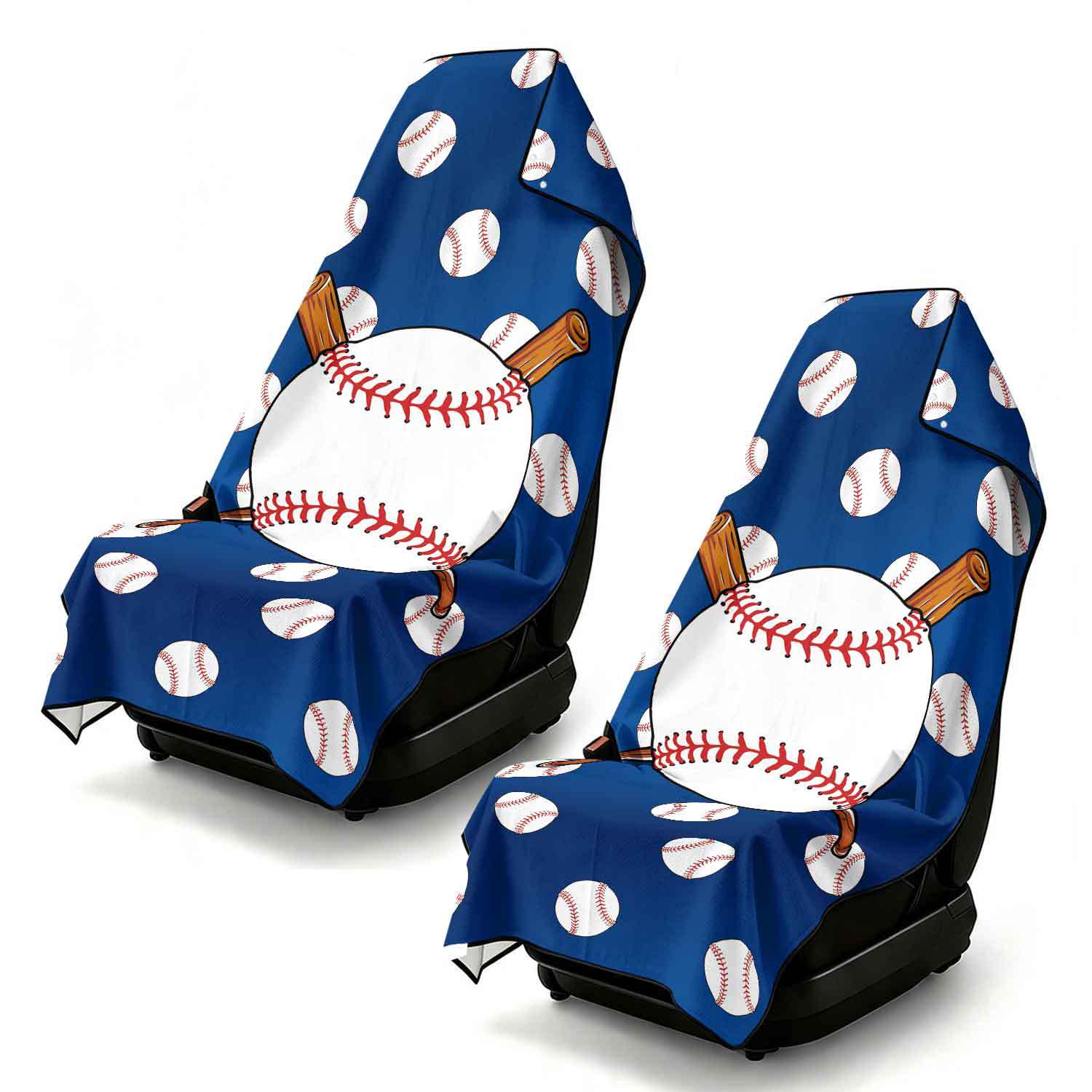 2-piece dual-use car seat cover, ultra-fine fiber, can be used as a beach towel, printed car protective seat cover 13