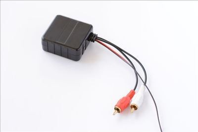 车载通用型2RCA莲花公头 RCA蓝牙AUX音频线音频高端数字音频解码