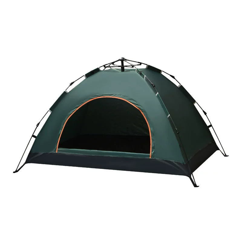 Travel automatic windproof folding waterproof tent for camping, fully automatic, tent for 3-4 persons