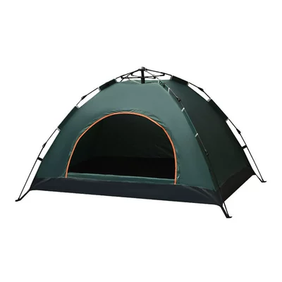 3-4 People — Avtomobil dam çadırları - dark-green-basic-tent-double