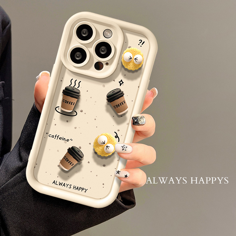 Cute Briquette Cookies Suitable for Honor 600 Phone Case, Coffee Doll, Play 60A Personalized X6D X8D Anti-Drop Cute Briquette Cookies Suitable for Honor 600 Phone Case, Coffee Doll, Play 60A Personalized X6D X8D Anti-Drop