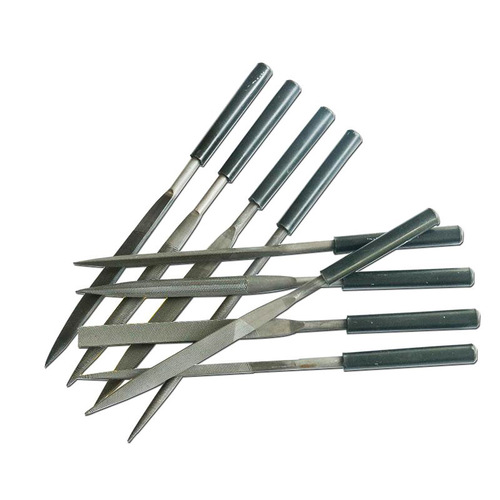 Hugong plastic handle assorted shaping files, high-quality woodworking assorted flat files set, electroplated grinding tools