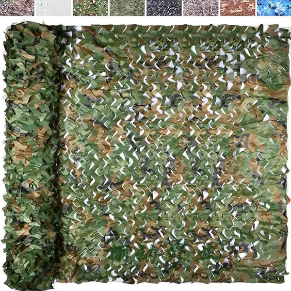 Camouflage Net Waterproof Tarp Sunshade Net for Birthday Jungle Theme Party Decoration and Shading