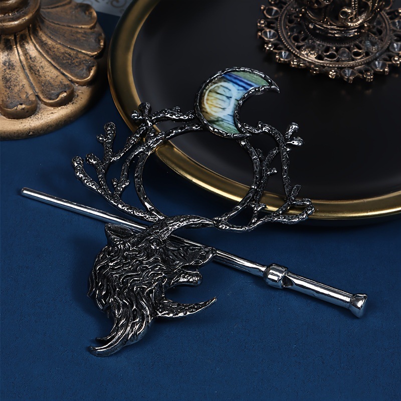 Wolf Moon Hair Pin Image 5