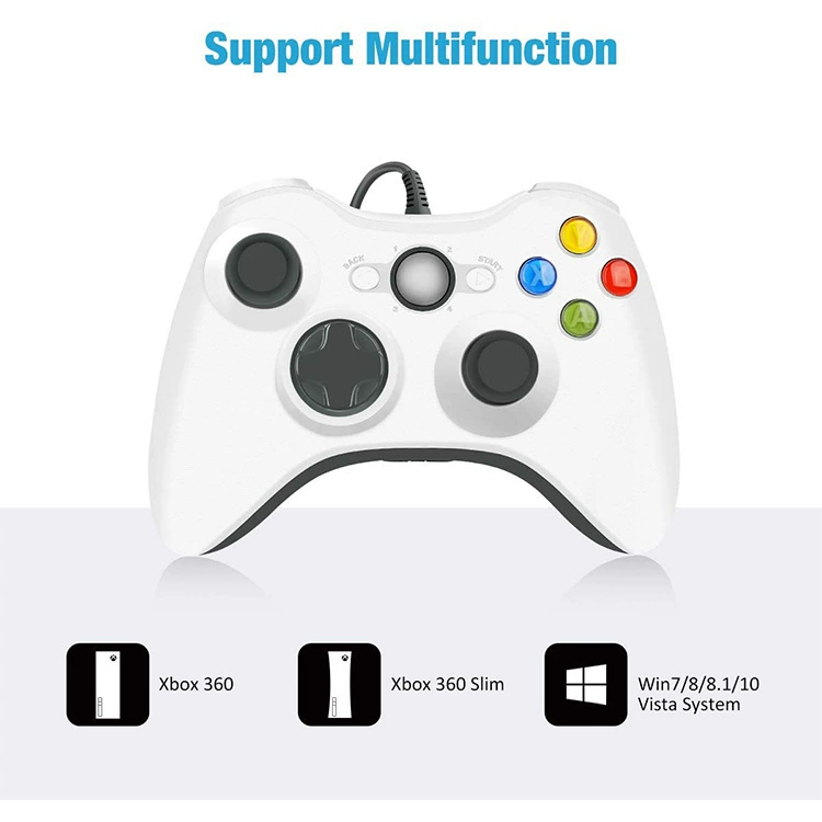 Проводной джойпад Xbox360 для игры с курицей? USB вибрация игровой контроллер ПК проводной игровой контроллер курсор взрывная модель