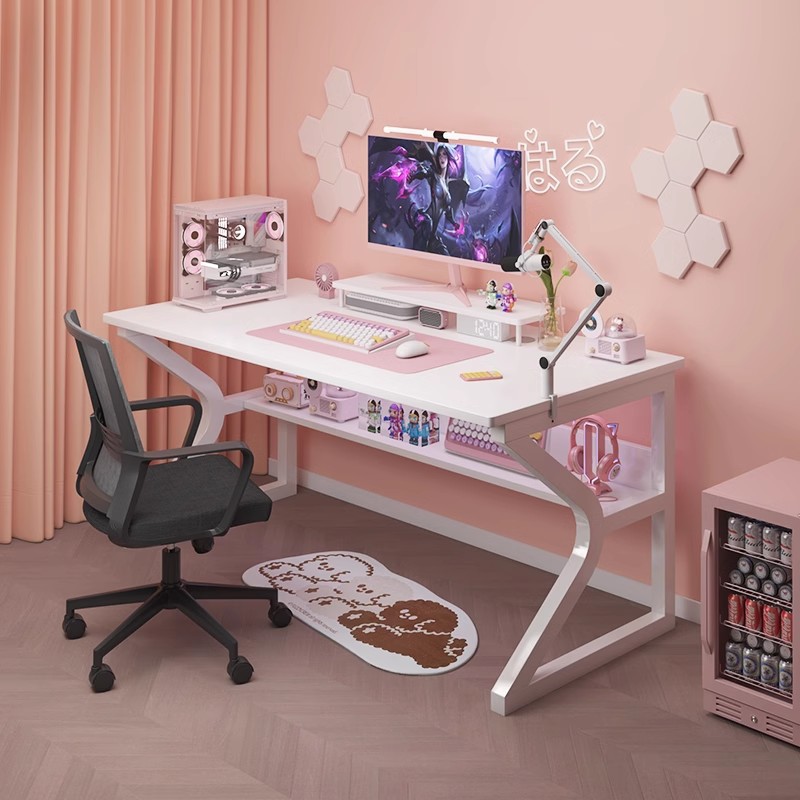 Escritorio de computadora blanca escritorio doméstico dormitorio de niñas escritorio de escritorio simple escritorio de escritorio