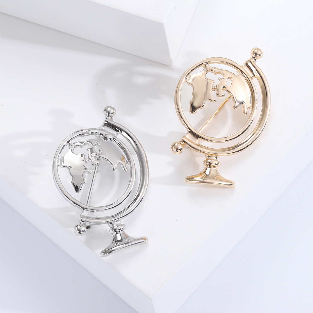 10g Weight Basic Pin Geometric Alloy Plating Unisex Brooches