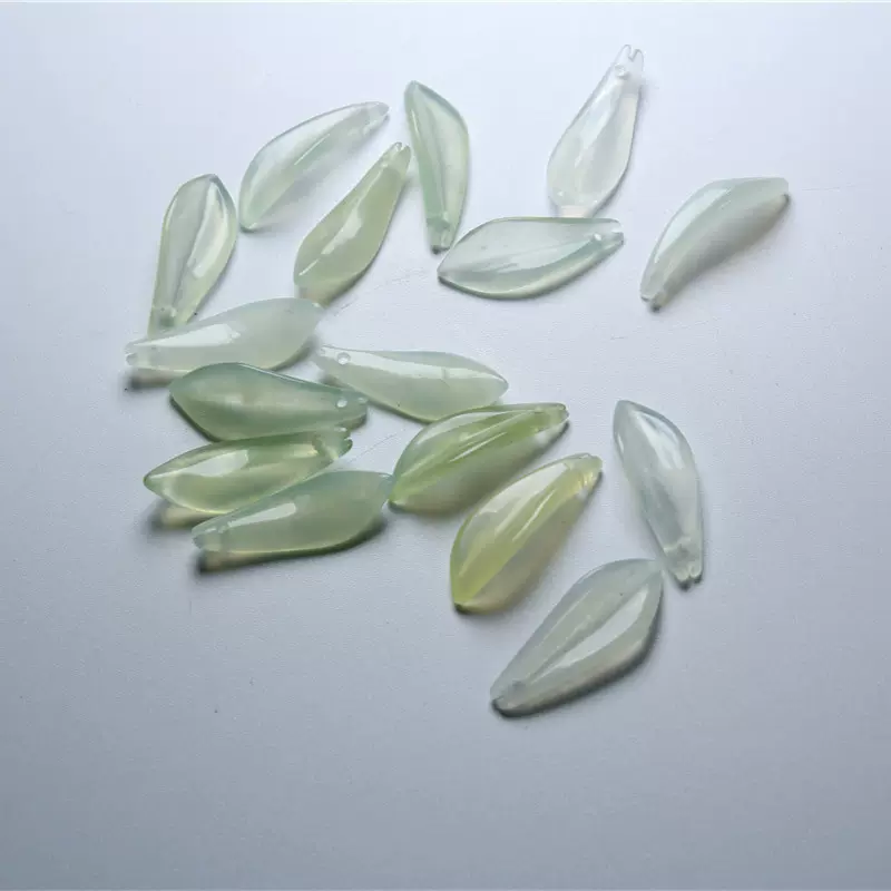 厂家直销岫玉非洲菊花花瓣 古风diy制作汉服饰品发簪发饰材料配件