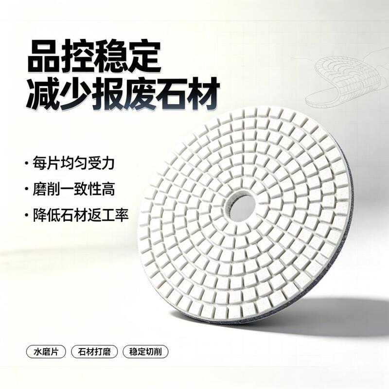 Zhongxing Manufacturer Diamond Water Grinding Disc Angle Grinder Polishing and Grinding Tools for Stone, Quartz Stone, and Marble