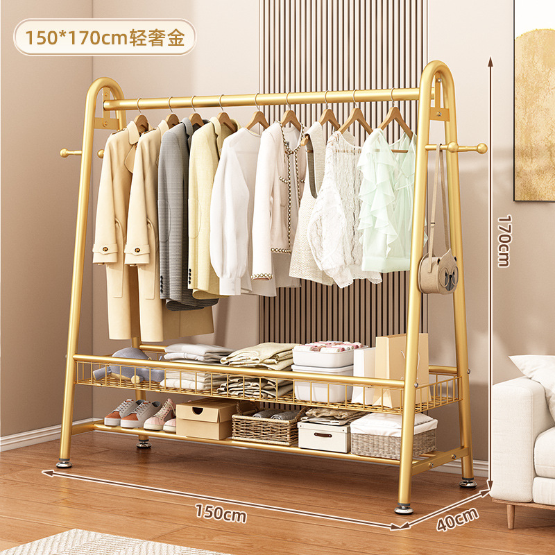 크림화이트 - 길이 150*높이 170丨 업그레이드된 이중 수납망바구니 [굵은 22개 튜브]