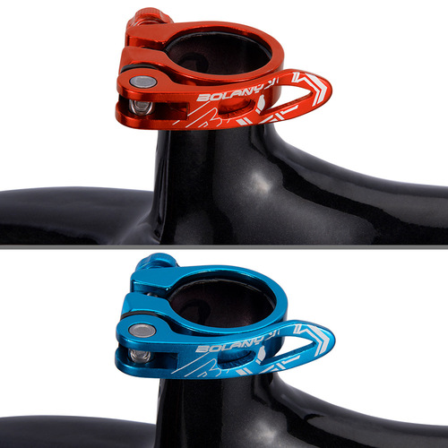 Mountain bike quick release seat tube clamp 31.8 34.9mm aluminum alloy road bike seat tube clamp bicycle accessories