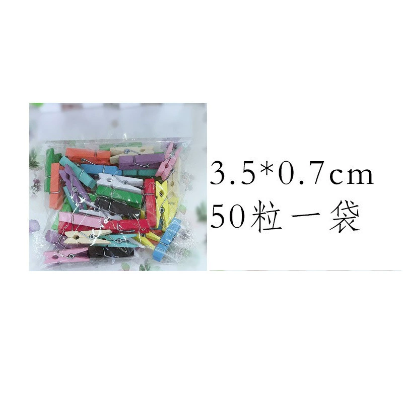 Rogue color 2.5*0.3cm, 3.5*0.7cm wooden clip wooden clip with wooden clip