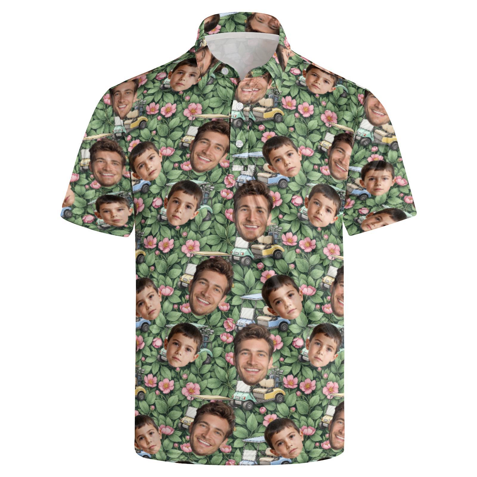 Etsy Custom Golf Shirt Quick-Drying Short-Sleeved Men's Printed Moisture-Wicking Men's Polo Shirt Factory