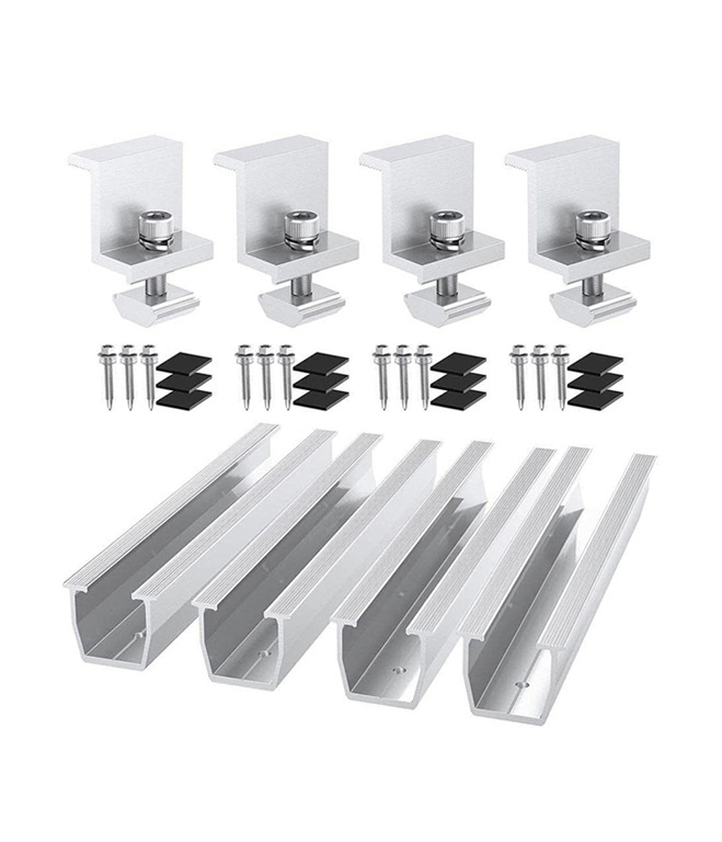 20cm U자형 가이드 레일 * 4세트 + 35 측면 압착 단자 * 4세트