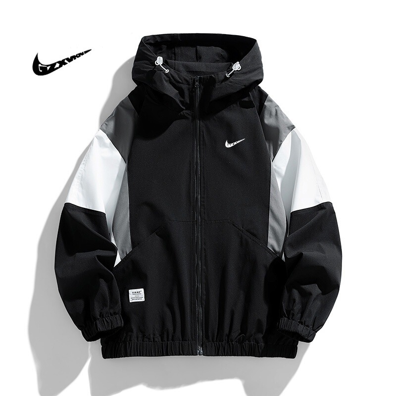 Men's Jacket Spring and Autumn New Workwear Trench Coat Casual Loose Trendy Top Men's Youth Jacket