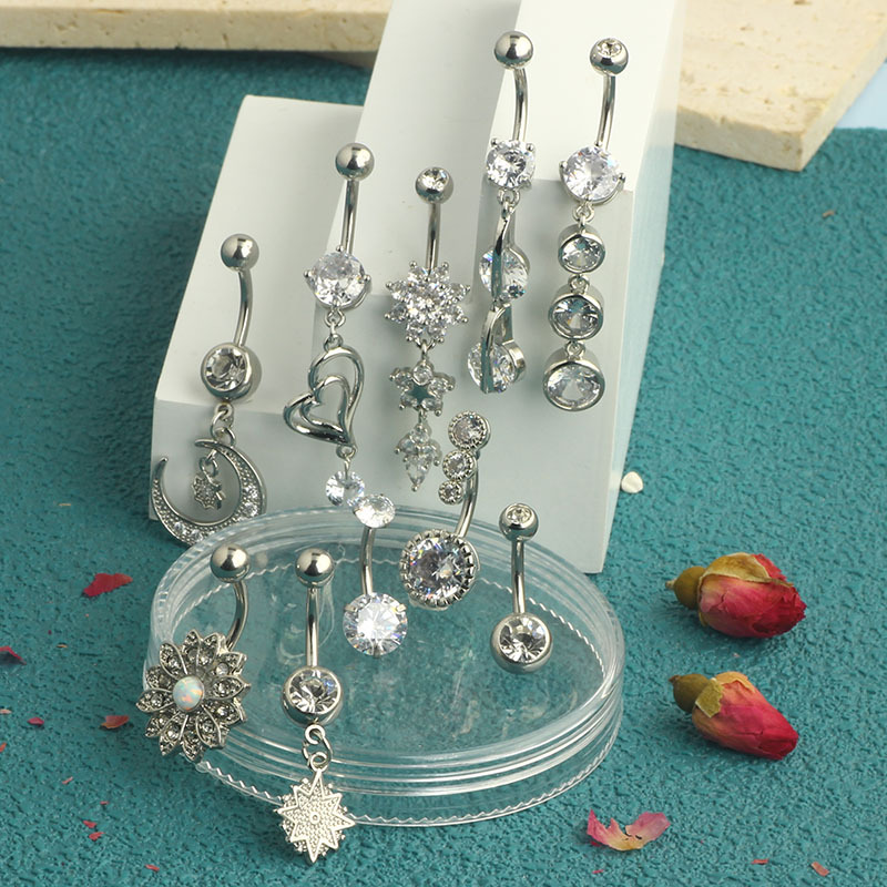 Labret piercing jewelry detail image