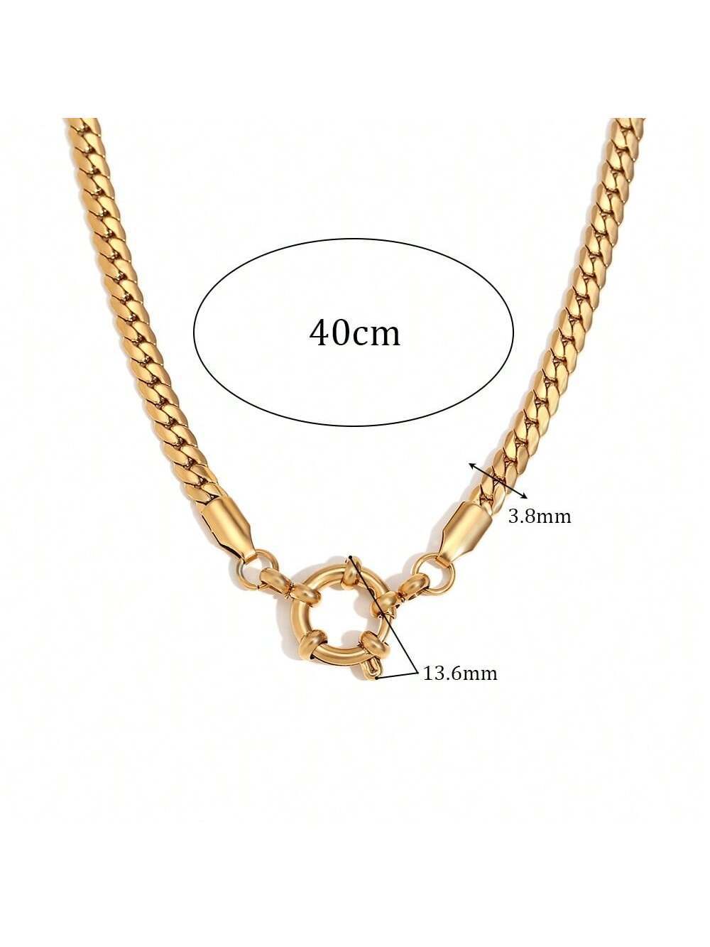 Geometric Pattern Wholesale Jewelry Lady Geometric 306 Stainless Steel Plating Necklace