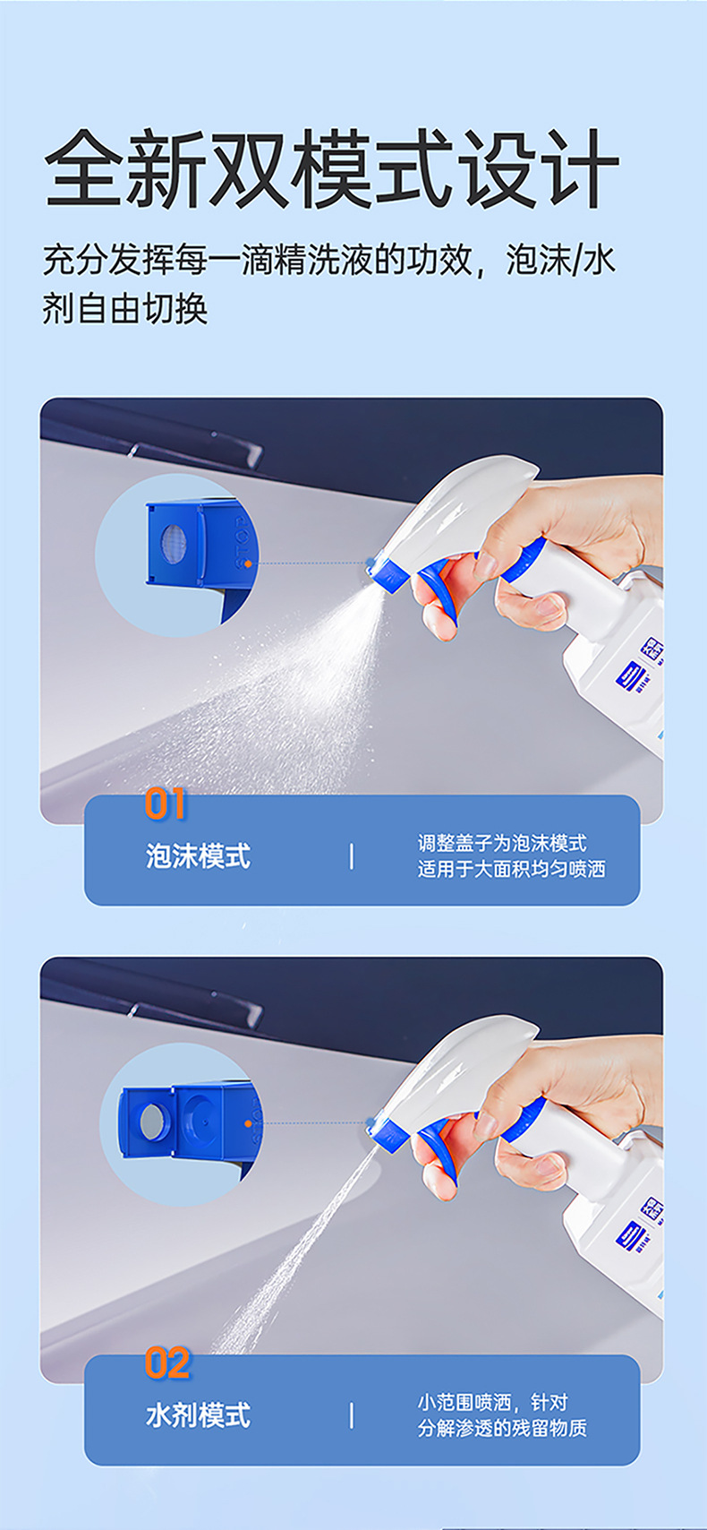 Goodway Bioenzyme Cleaning Liquid Interior Cleaner Refreshing No-Wash Portable Leather Cleaning and Care Agent