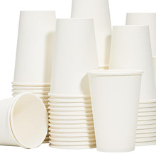 一次性咖啡杯 商用加厚双层热饮外卖 一次性杯 食品级 纸杯定制