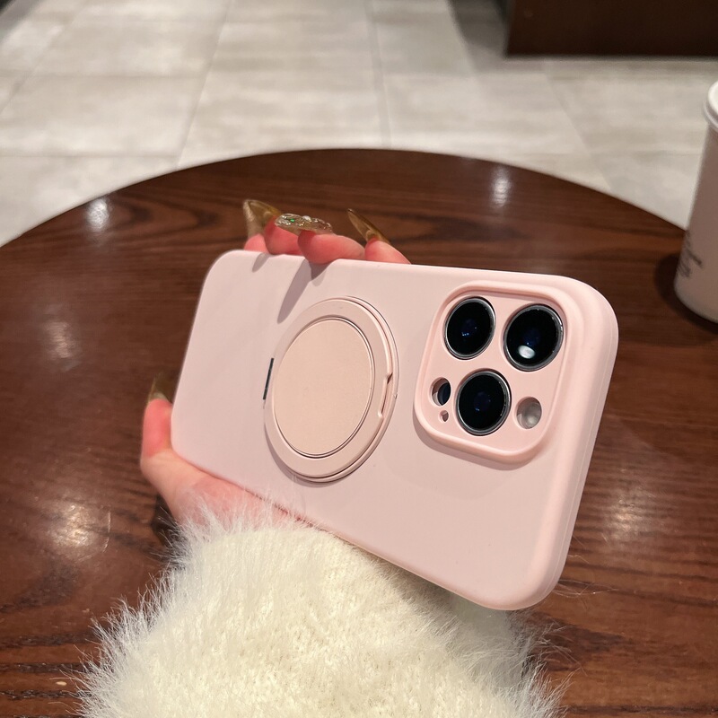 液态肤磁吸旋转支架适用iPhone16PROMAX手机壳苹果15马卡龙精孔14|undefined