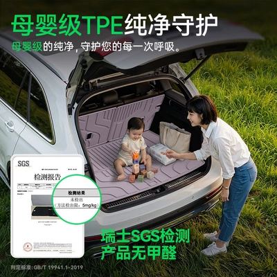 Trunk Mat: Suitable for BYD Qin
