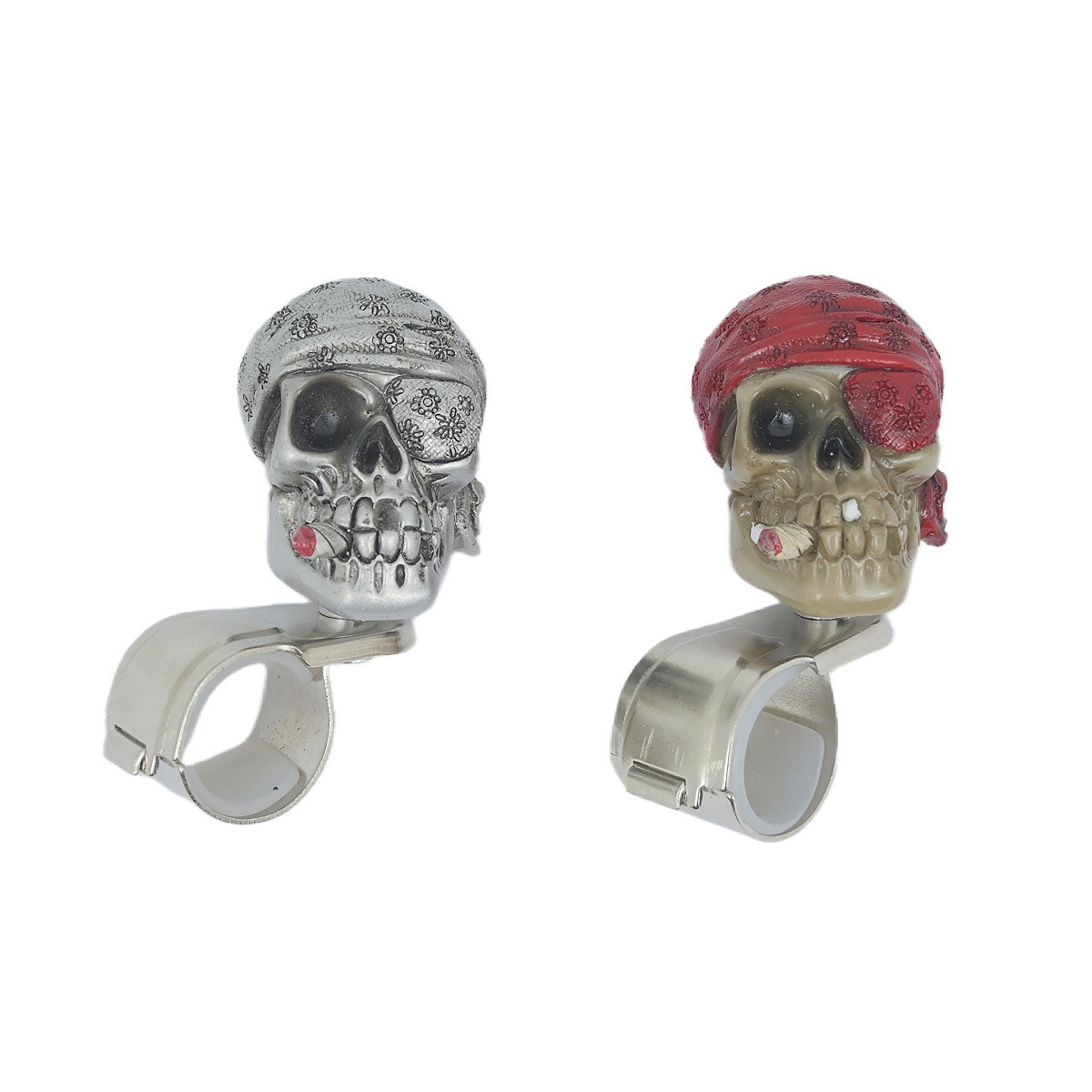 Cross-Border Skull Car Modified Steering Wheel Power Ball Personalized Power Ball Car Booster Labor-Saving Ball