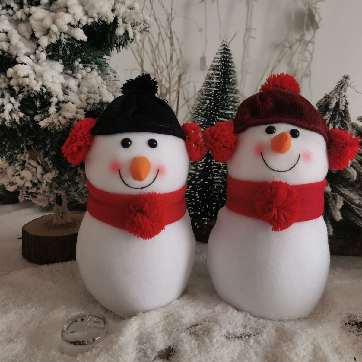Weihnachten Schneemann Puppe Große Medium Kleine Größe Blase Schneemann Hause Weihnachten Baum Dekoration Geschenk Fenster Ornamente_voghion.com