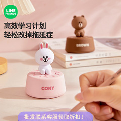 LINE FRIENDSタイマー生徒用子供用メカニカルタイマータイムオーガナイザーキッチンリマインダー