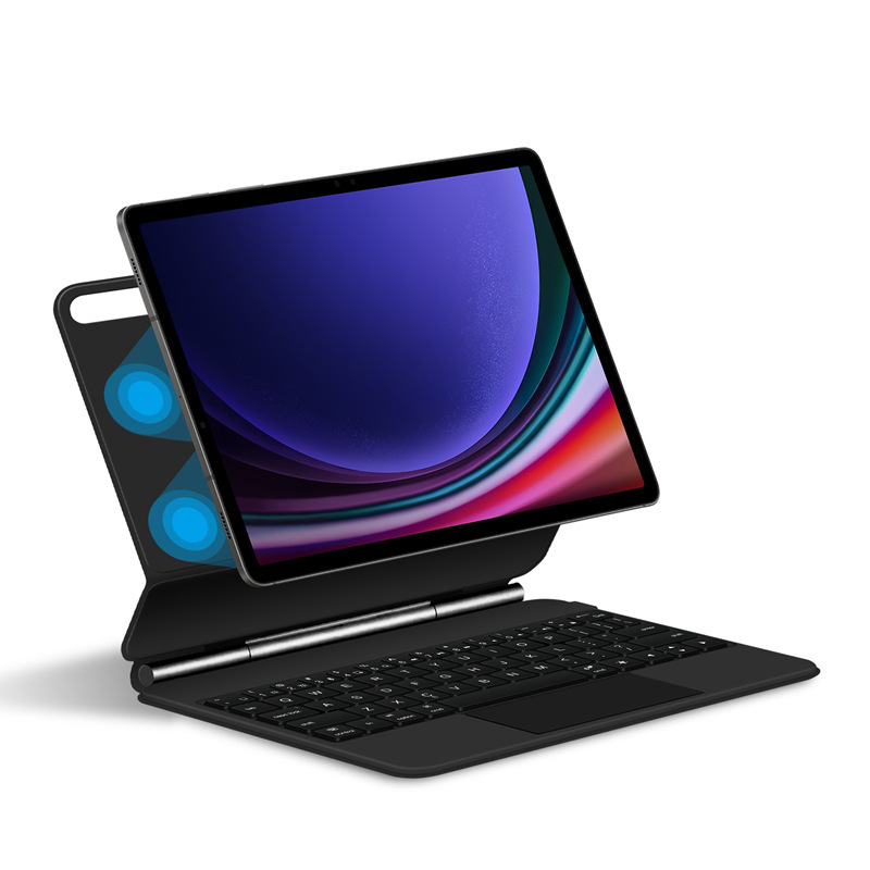 Suitable for Samsung Tab 11inch S7/S8/S10/S9Fe Tablet Computer Floating Magnetic Magic Bluetooth Keyboard Case Suitable for Samsung Tab 11inch S7/S8/S10/S9Fe Tablet Computer Floating Magnetic Magic Bluetooth Keyboard Case