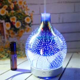 100ml3D玻璃扩香机三挡定时香薰精油加湿器香薰机厂香氛静音家用
