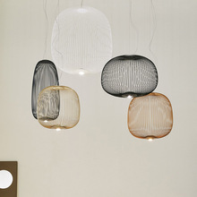 意大利Foscarini Spokes鸟笼吊灯设计师创意客厅餐厅大厅led灯具