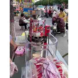 米饼机器虾饼油炸流动非摆摊机创业饼机商用烤饼机爆鲜Q全自动