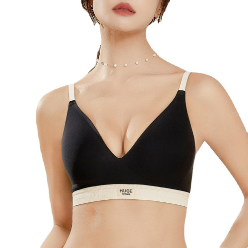 High-quality seamless underwear for women with small breasts, push-up anti-running cups, auxiliary breast-holding anti-sagging running sports bra, thin section