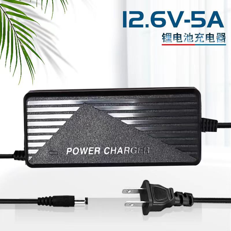Lithium battery charger 12.6V5A, 42V2A polymer lithium battery charger backpack power charger