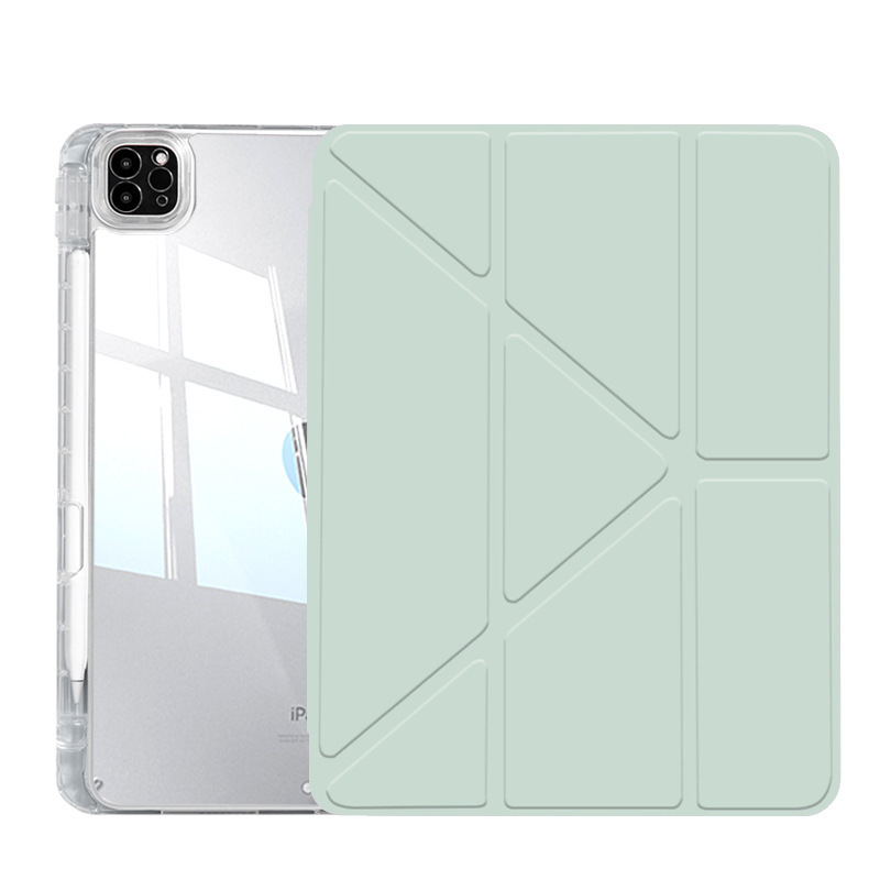 Ipad保護カバーair 4/5皮カバーmini 6アクリルペン付きスロット7/8/9/10世代3 y保護ケース|undefined