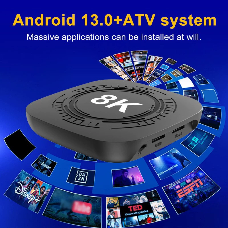 Foreign trade 8K set-top box rk3528 HD Bluetooth WIFI network TV box tv box Android