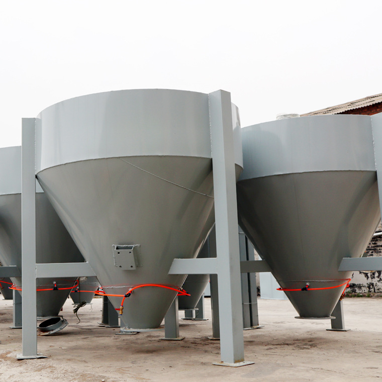 大中小型号水泥原料储存仓 1000型干粉砂浆搅拌机配套设备