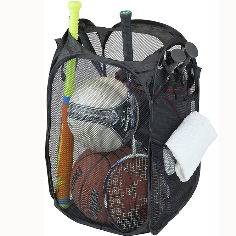 Clothes Storage Basket Mesh Satchel Dirty Clothes Basket Foldableable Laundry Basket Storage Basket Laundry Hampers